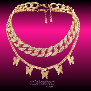 New 💋 Big chain necklace set